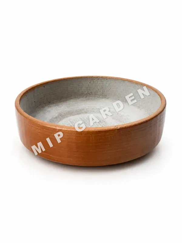 Terrakota Yayvan Bonsai Kase küçük görsel 2