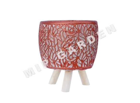 Küçük Alev Beton Saksı küçük görsel 4