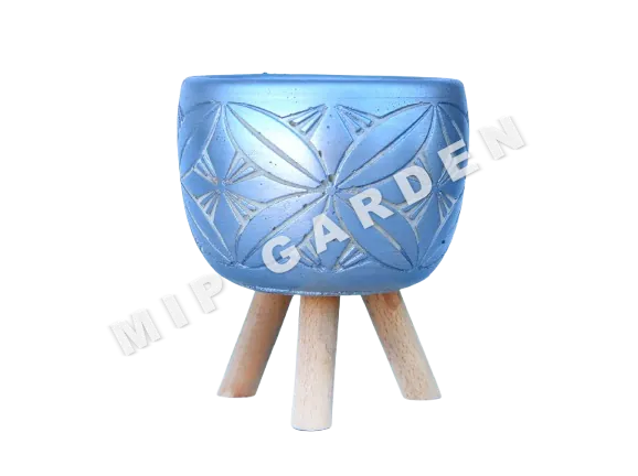 Küçük Nilüfer Beton Saksı küçük görsel 3